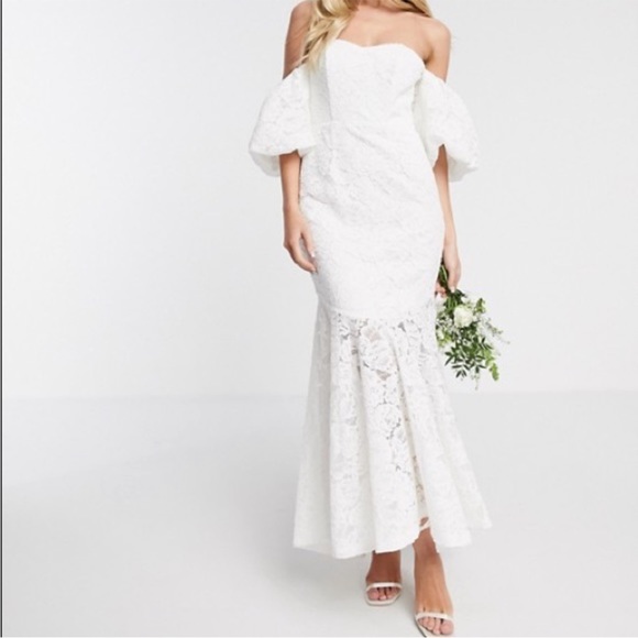 ASOS bridal dress - new with tags, never worn - Picture 3 of 7